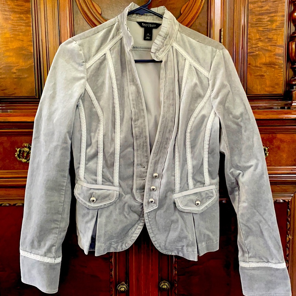 White House Black Market velvet jacket